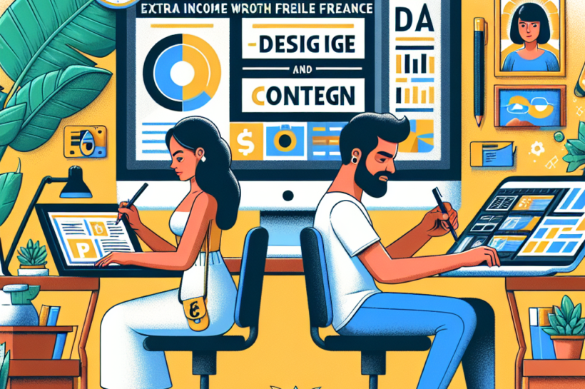 renda extra com freelance design e conteudo no brasil