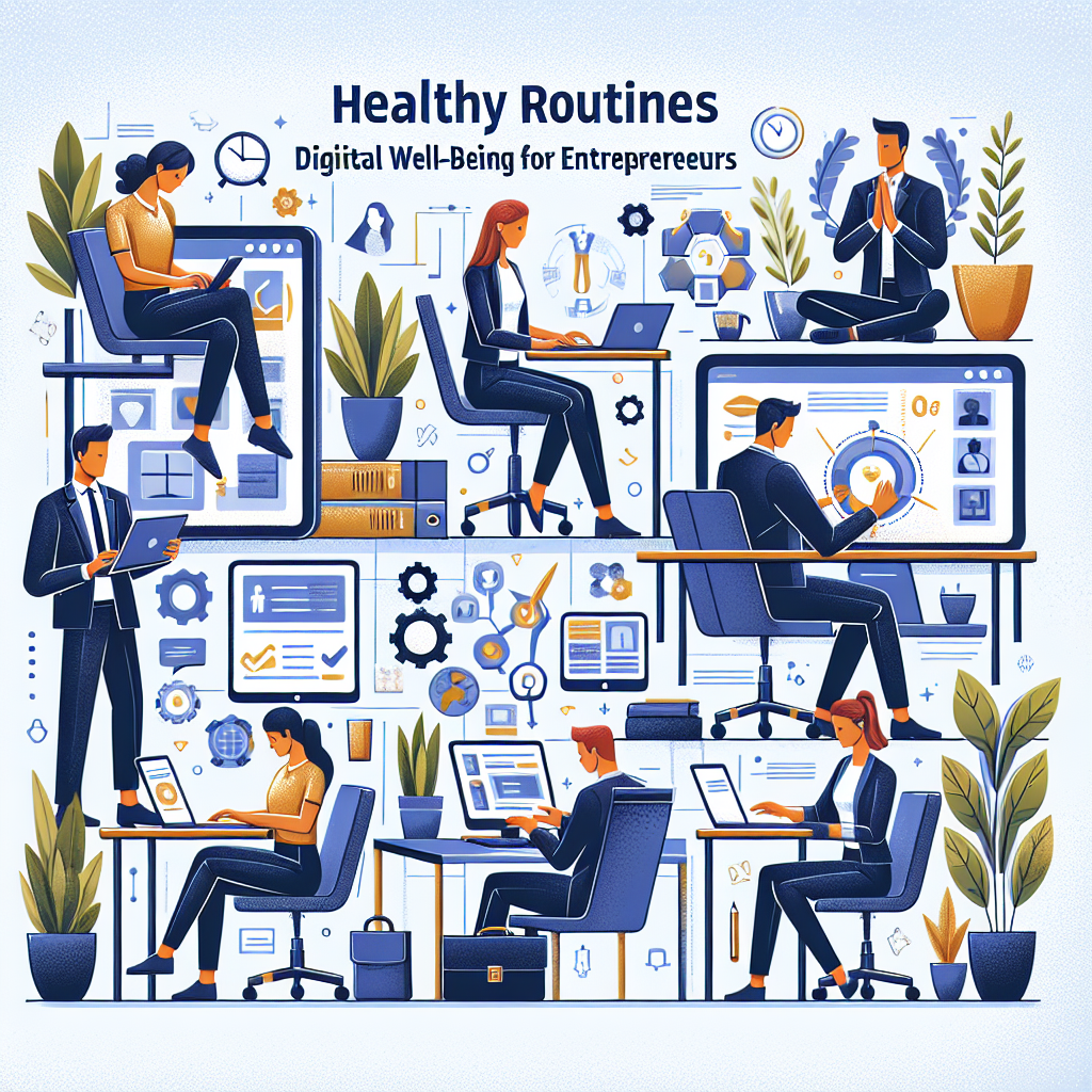 rotinas saudaveis bem estar digital para empreendedores